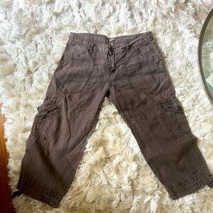 Joie Linen Cropped Pants